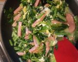 小松菜とスパムの炒め煮作り方5写真