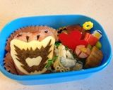 キョウリュウジャー遠足弁当 キャラ弁作り方7写真