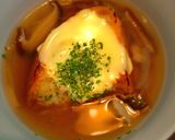 自宅で簡単、オニオングラタン風スープ作り方3写真