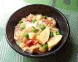 即席☆筍の味噌卵チーズ丼作り方7写真