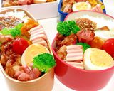 やわらかオニオン　チキン弁当作り方3写真