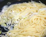 塩鯖と長葱のパスタ作り方4写真