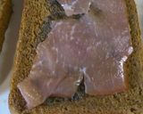 生ハムとクリームチーズのトースト作り方2写真