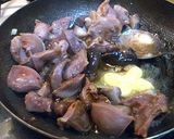砂肝と椎茸のニンニクバター焼き作り方11写真