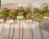 あさりのねぎま味噌串作り方2写真