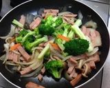 簡単スパムでブロッコリーパスタ作り方7写真