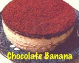 生チョコバナナ レアチーズムースケーキ作り方12写真