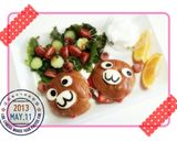くまさん☆パン♬簡単モーニングプレート☆作り方3写真