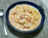 簡単♪うちの定番☆トマトクリームパスタ♪作り方7写真