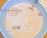 【一人ごはん】ハード系ベーグル作り方1写真
