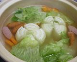 新玉ねぎ丸ごと☆鶏ガラスープポン酢仕立て作り方3写真
