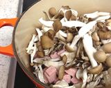 コロコロスパムときのこのスープ♪作り方2写真