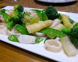 ヤリイカと春野菜のバター和え作り方12写真