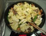 焼肉のタレ風味♪ご飯がススム肉野菜炒め♪作り方5写真