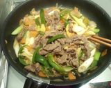 焼肉のタレ風味♪ご飯がススム肉野菜炒め♪作り方6写真