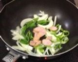 スープ付きナポリタン作り方4写真