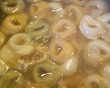 パスタ in 味噌汁作り方2写真