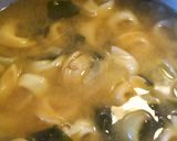 パスタ in 味噌汁作り方3写真