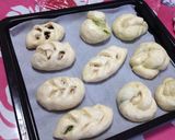 リーフ＆ノット型パン作り方3写真