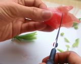 簡単飾り切り♪トマトで赤いスイートピー作り方6写真