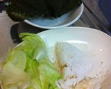 おにぎりリメイク☆レタスとツナの炒飯作り方1写真