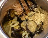 茄子と玉葱の塩昆布おかか胡麻和え作り方5写真