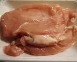 アーモンド衣の　チキンカツ作り方1写真