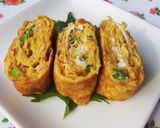 お弁当に❀お好み焼き風卵焼き♬②作り方2写真
