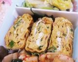 お弁当に❀お好み焼き風卵焼き♬②作り方3写真