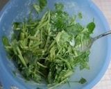 天然限定のセリの天ぷら作り方3写真
