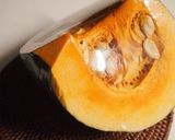 かぼちゃのサラダ　アーモンド和え作り方1写真
