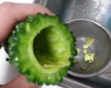 私の、ゴーヤを使う時作り方5写真