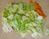 野菜＆スパム　ラーメン作り方3写真