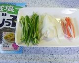塩昆布で・玉ねぎ・ピーマン和え作り方1写真
