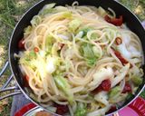 山ご飯!フライパンひとつ3分速攻パスタ弐作り方7写真