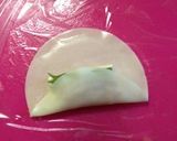 ささみ,大葉,チーズの餃子の皮巻♡作り方5写真