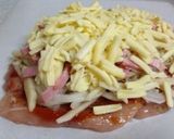鶏のささみDEピッツァ♪作り方3写真