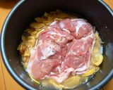 タイ米で作るタケノコご飯　カオマンガイ風作り方9写真