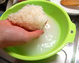 タイ米で作るタケノコご飯　カオマンガイ風作り方5写真