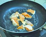 鮭とほうれん草のクリームパスタ作り方5写真