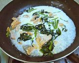 鮭とほうれん草のクリームパスタ作り方7写真
