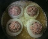 スパムスタッフドオニオンのグラタンスープ作り方13写真