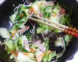 車麩・スパム・野菜のチャンプル(炒め物)作り方13写真