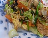 車麩・スパム・野菜のチャンプル(炒め物)作り方16写真
