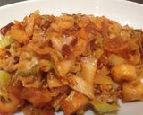 豚肉と野菜とマロニーのコチュジャン炒め作り方9写真