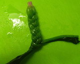 お弁当にも＊ほうれん草の三つ編み作り方4写真