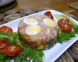 カニと野菜のゼリー寄せ(アスピック)作り方12写真