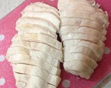 鶏胸肉♡無加水鍋で簡単しっとり蒸し鶏♪♪作り方6写真