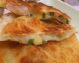 餃子の皮で簡単メチャ旨☆エビポテ挟み焼き作り方11写真