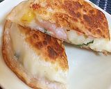 餃子の皮で簡単メチャ旨☆エビポテ挟み焼き作り方12写真